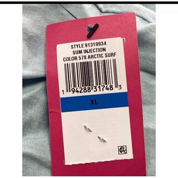 Nwt VINCE CAMUTO Women’s Sleeveless Tiered Maxi Dress Size XL Arctic Surf - Picture 6 of 8